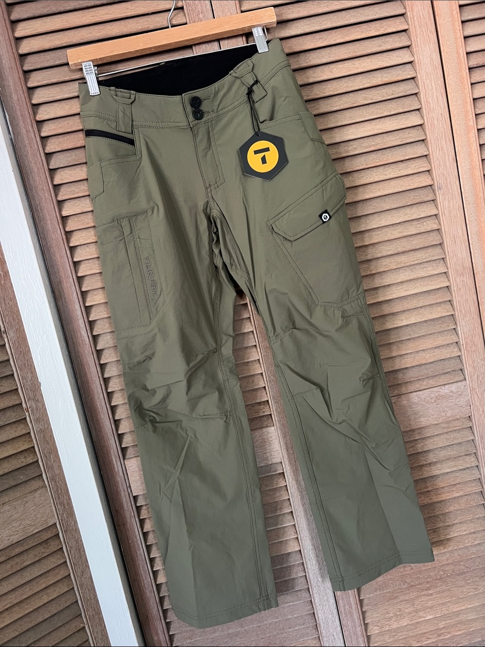 Women's Olive Green Performance Cargo Pants